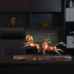 Tượng song mã phi nước đại được ưa chuộng