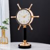 Đồng hồ để bàn hình bánh lái tàu