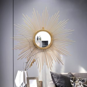 Mẫu gương trang trí hình mặt trời được ưa chuộng