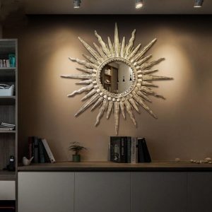 Gương mặt trời trang trí phong cách đơn giản