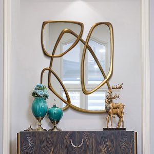 Gương treo tường khung gỗ