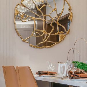 Gương trang trí kiểu rạn nứt trang trí nhà đẹp