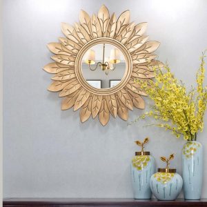 Mẫu gương trang trí hình bông hoa được ưa chuộng