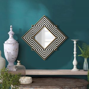 Gương decor trang trí nội thất hình vuông sang trọng