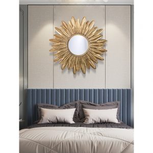 Gương treo tường hoa mặt trời sang trọng