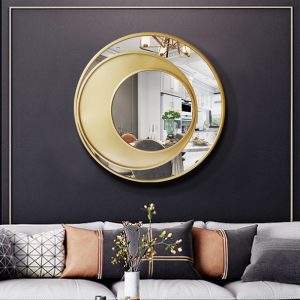 Mẫu gương decor treo tường phong cách tối giản