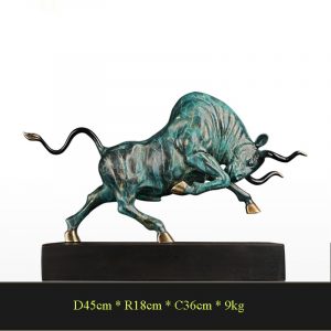 Tượng bò tót tài chính sang trọng