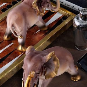 Tượng linh vật voi để bàn đẹp