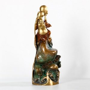 Tượng Phật Di Lặc ban phát lộc bằng đồng