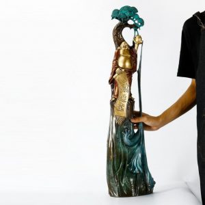 Tượng Phật Di Lặc ban phát lộc bằng đồng