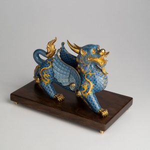 Tượng tỳ hưu phong thủy dát vàng 9999 cao cấp