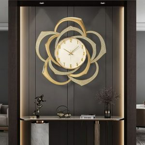 Đồng hồ treo tường hình bông hoa