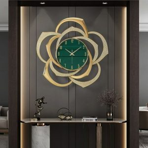 Đồng hồ treo tường hình bông hoa