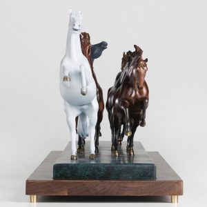 Tượng bát mã cao cấp bằng đồng CD966