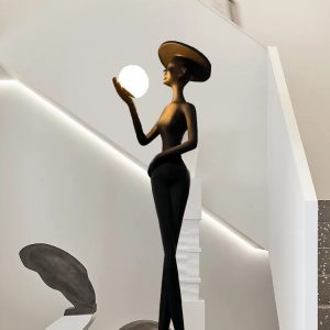 Tượng đèn cô gái CD1000