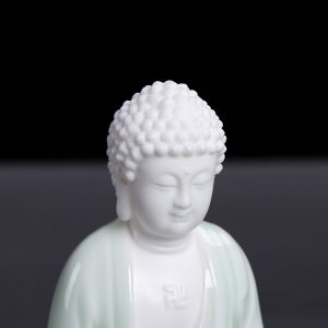 Tượng Thích Ca bằng gốm để taplo CD958