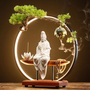 Thác khói xông trầm hương Quan Âm Bồ Tát CD2000