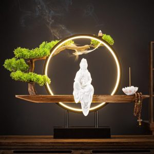 Mẫu thác khói trầm hương đẹp CD2024