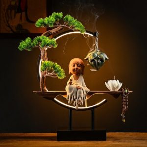 Thác khói trầm hương Phật thờ tại gia CD2028