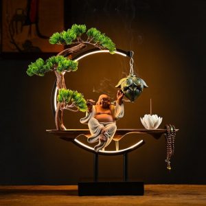 Thác khói trầm hương Phật thờ tại gia CD2028