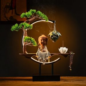 Thác khói trầm hương Phật thờ tại gia CD2028