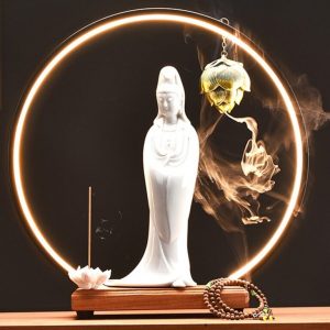 Thác khói trầm hương phong thủy mẫu mới 2023