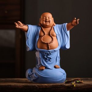 Tượng Phật Di Lặc bằng gốm CD2037