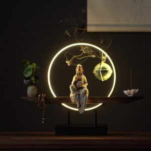 Thác khói trầm hương Quan Âm đẹp CD2017