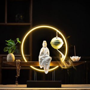 Thác khói trầm hương Quan Âm đẹp CD2017