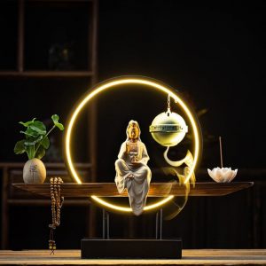 Thác khói trầm hương Quan Âm đẹp CD2017