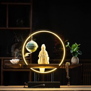 Thác khói trầm hương Quan Âm đẹp CD2017