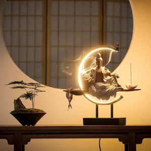 Thác khói xông trầm hương Phật Quan Âm Bồ Tát CD2019