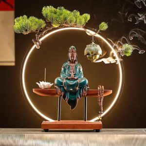 Thác khói xông trầm hương Quan Âm Bồ Tát CD2000