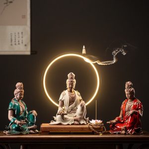 Thác khói trầm hương Phật Quan Âm cầm kinh CD2020