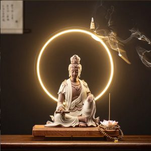 Thác khói trầm hương Phật Quan Âm cầm kinh CD2020