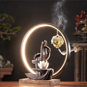 Thác khói trầm hương tay Phật CD2016