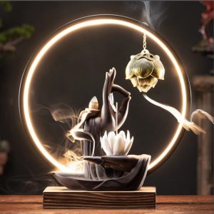 Thác khói trầm hương tay Phật CD2016