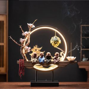 Thác khói trầm hương mẫu chú tiểu 4 không