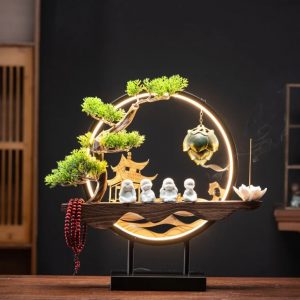 Thác khói trầm hương mẫu chú tiểu 4 không