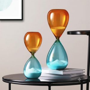 Đồng Hồ Cát Thủy Tinh Song Sắc
