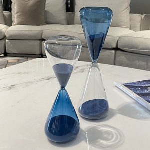 Đồng Hồ Cát Thủy Tinh Song Sắc